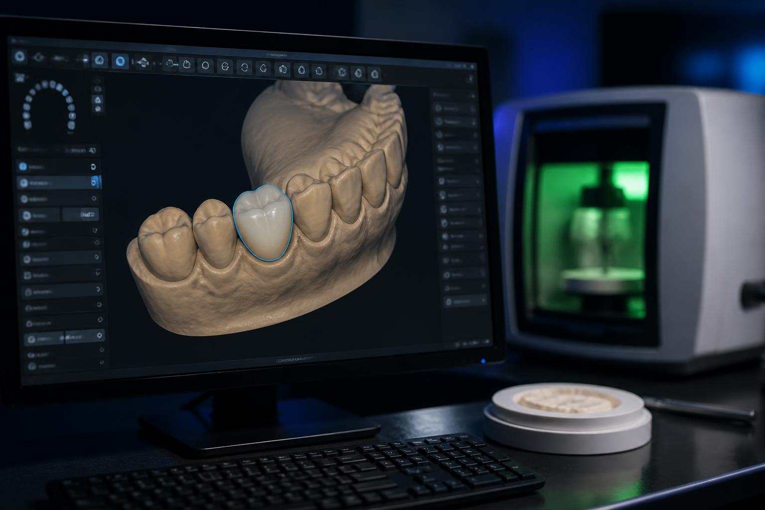 Digital CAD/CAM dental design workflow